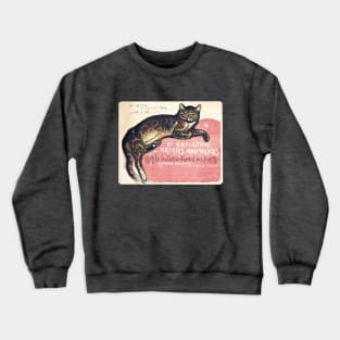 Animal Artists Exhibition Poster Crewneck Sweatshirt